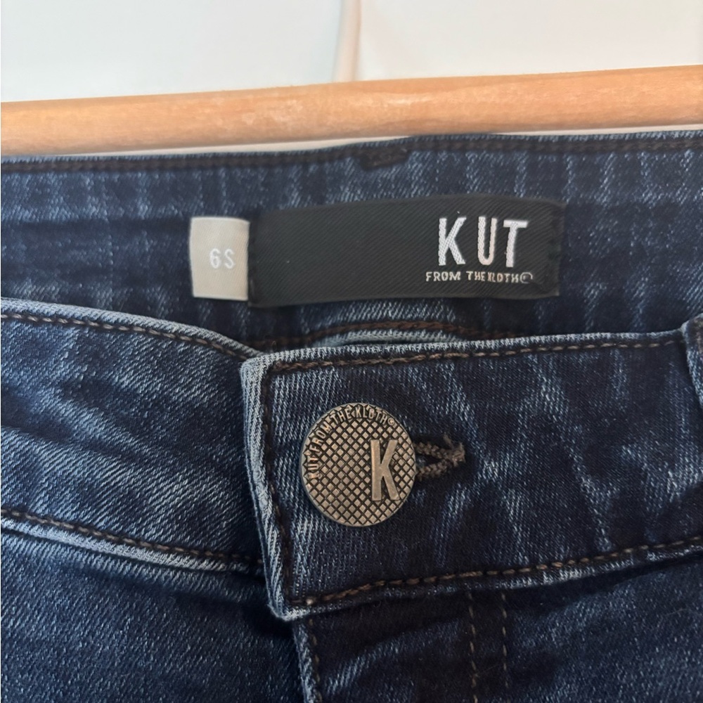 Kut from the Kloth Dark Blue Flare Jeans - Picture 3 of 3